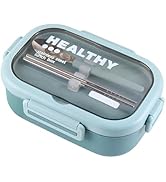 Ausenzup Stainless Steel Lunch Box, 2 Compartment Bento Box for Adults, Easy to Clean, Leak-Proof...