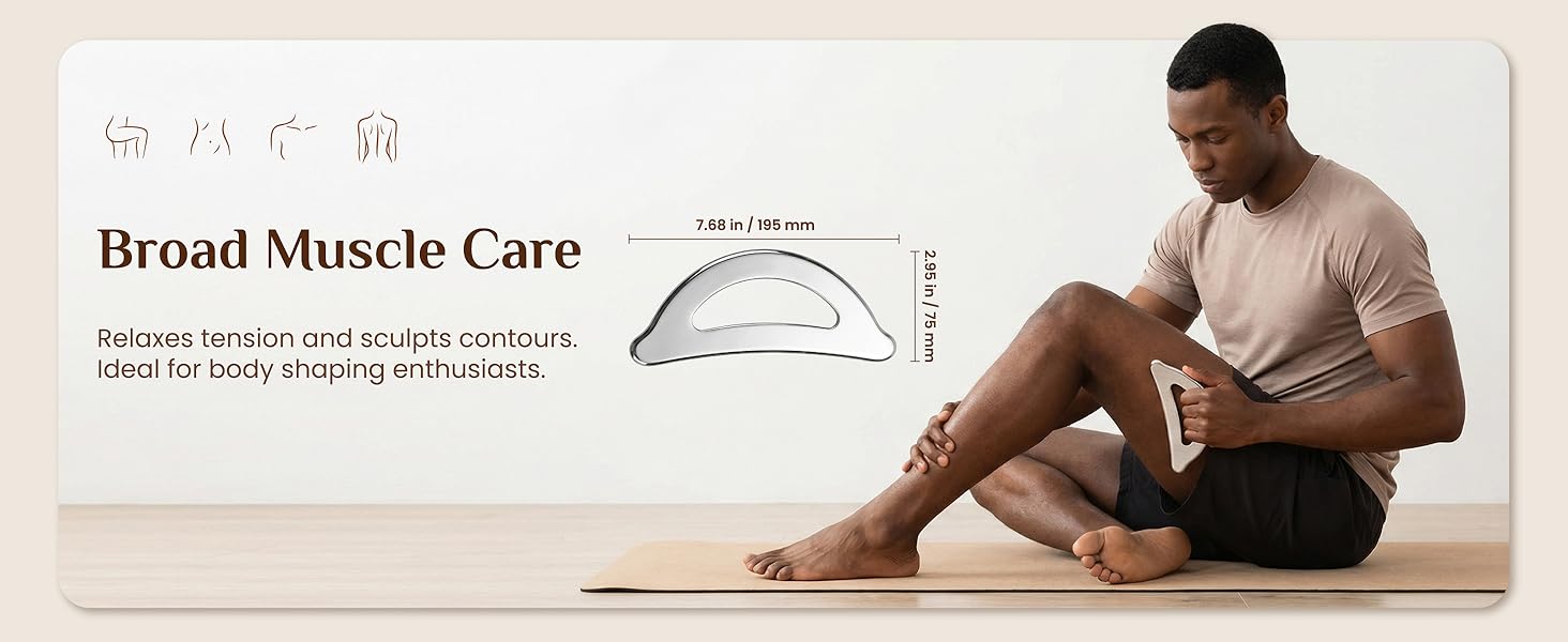 Rena Chris Muscle Scraper and Gua Sha Tool