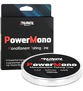 RUNCL PowerMono Fishing Line, Monofilament Fishing Line 300/500/1000Yds - Ultimate Strength, Shoc...