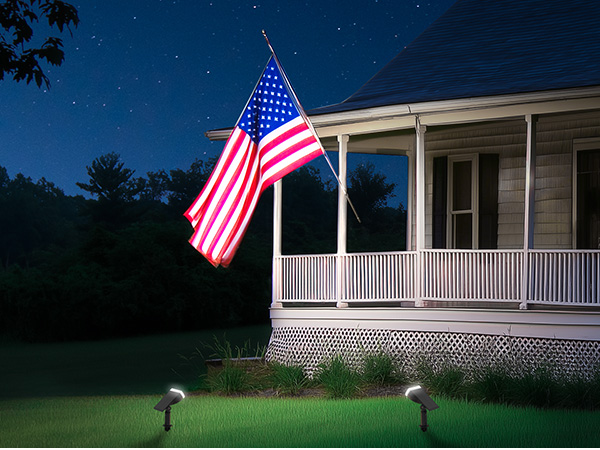 Solar Lights for Flag