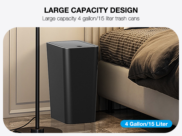 bathroom trash cans with lids