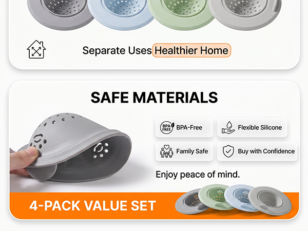 Silicone Sink Strainer