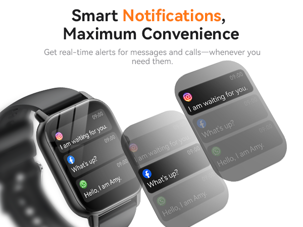 smart watch with notification