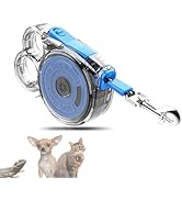 Retractable Dog Leash for Small Dogs, 10ft Retractable Leash for Puppies Up to 26 lbs, 360° Tangl...
