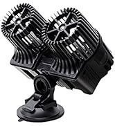 UPETTOOLS 6340 GPH Submersible Aquarium Circulation Pump - Adjustable 360° Wave Maker Powerhead f...