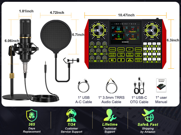 podcast equipment bundle music recording equipment podcast microphone bundle