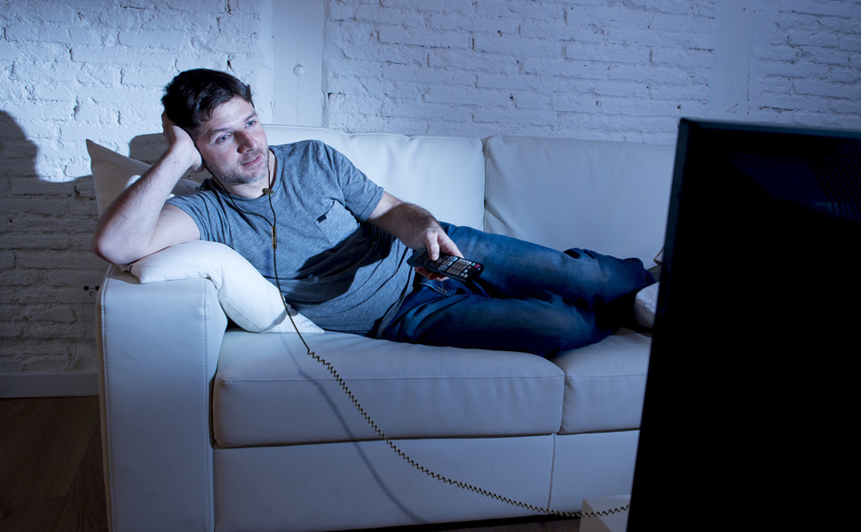 watching TV without disturbing