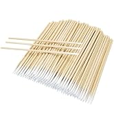 Garrelett 200 PCS Pointed Cotton Swabs Wood Handle, Orange Sticks for Nails Alternative, Precisio...