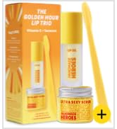 Turmeric &amp;amp; Vitamin C Lip Care Kit – Natural Vegan Exfoliator, Hydrating Lip Oil Gift Set