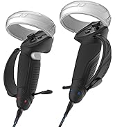 ZYBER Rechargeable Controller Grips for Meta Quest 2 Accessories, Silicone Controller Cover with ...