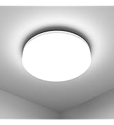 LE 9 inch Flush Mount LED Ceiling Light for Bathroom, Waterproof, 5000K, 1500lm Daylight White, 1...