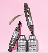 SHEGLAM Brow-Fection Angled Brush &amp; Dip Upgraded Microblading Eyebrow Pen Long Lasting Waterproof...
