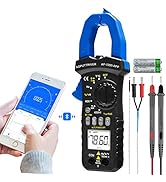 Digital Clamp Meter Bluetooth Clamp Multimeter ac dc amp Meter AP-7200APP Auto-ranging 6000 Count...