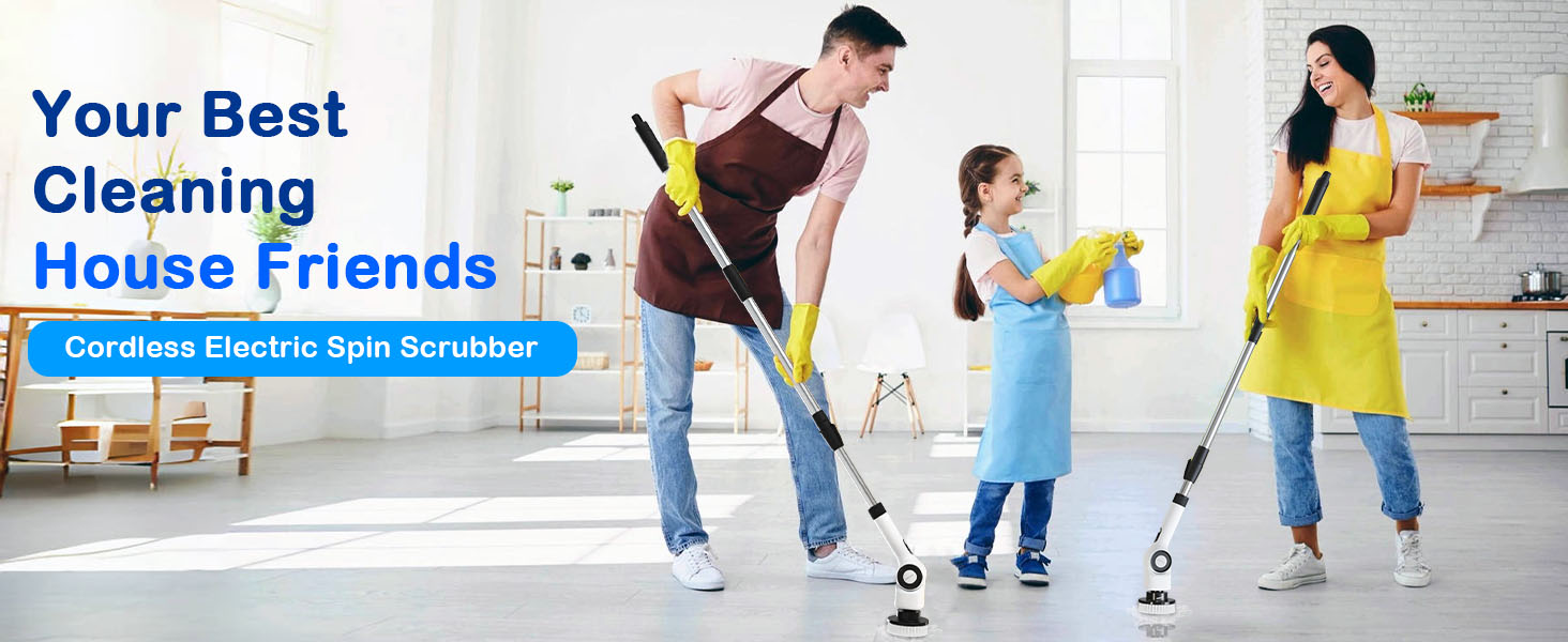electric spin scrubber