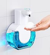 Automatic Foaming Soap Dispenser 15oz/420ml Foaming Hand Sanitizer Touchless Wall Mount with 4lev...
