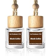 C Classy Car Air Freshener Hanging 2 Pack,Black Coffee Essential Oil Diffuser for Cars, Cute Car ...