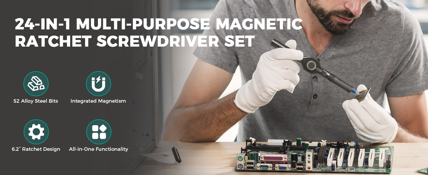 24 in one screwdriver set