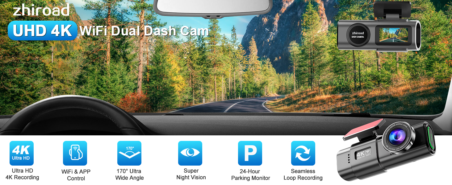 4K dash cam