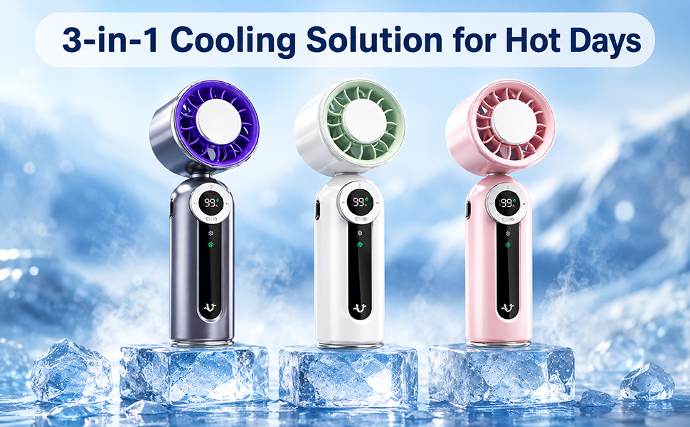 3-in-1 Cooling Solution for Hot Days