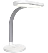 Verilux HappyLight Duo - 2-in-1 Light Therapy &amp; Task Desk Lamp - UV-Free Full Spectrum LED, 10,00...