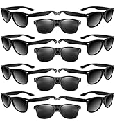ASTARON 12 Pack Party Sunglasses Bulk Neon Party Favors for Beach Wedding Party Pool Party Suppli...