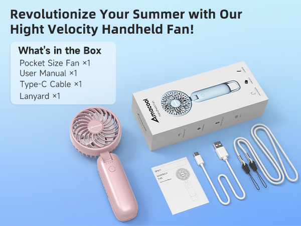rechargeable small fan