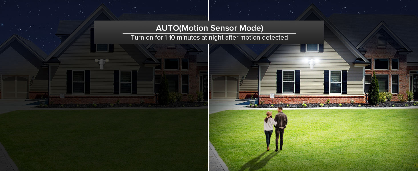 motion sensor flood light outdoor