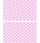 MOXRUQ 2 PCS Heart Shaped Car Taillight Cover Sticker, 18.9