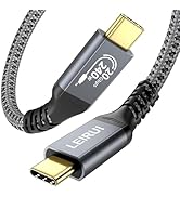 LEIRUI Short USB C Cable 240W Type C 3.2 Gen 2x2 Cable 20Gbps Data Transfer 4K@60Hz Video Monitor...