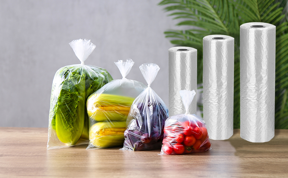 Food Storage Bags produce bags roll plastic produce bags roll of plastic bags plastic bags roll