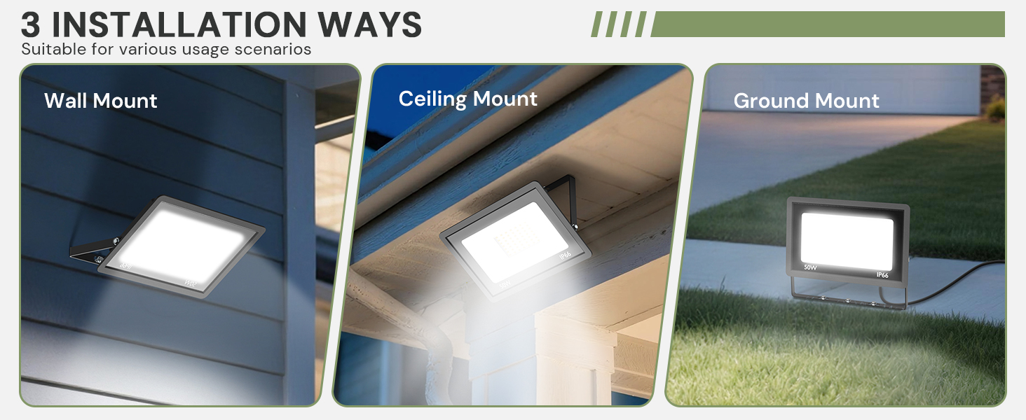 3 installations ways