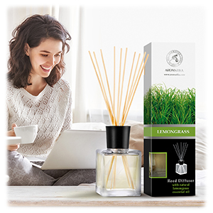 Reed Oil Diffuser Scented Reed Diffuser Fragrance Lemongrass Pine Diffuser Gift Set Fir Signature