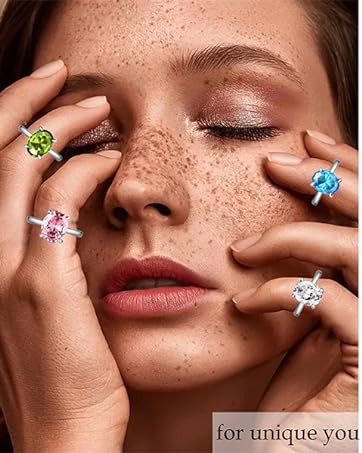 oval birthstone rings