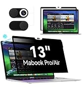 Privacy Screen MacBook Pro 13 Inch(2016-2022, M1, M2)/MacBook Air 13 in(2018-2021,M1),Easy On/Off...
