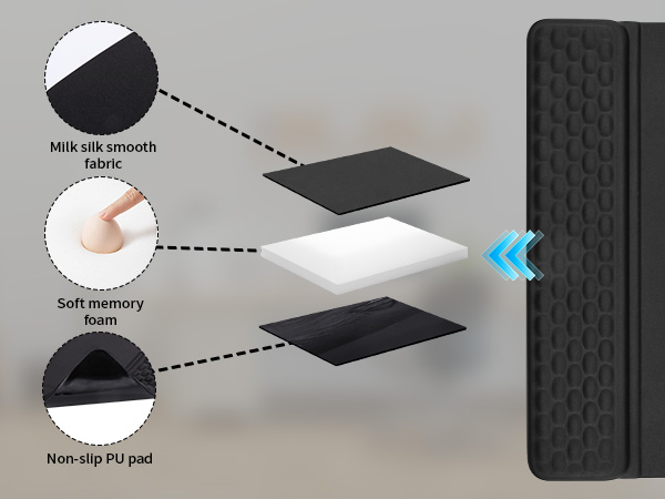 ergonomic keyboard pad