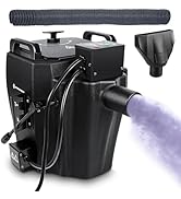 3500W Dry Ice Fog Machine, Low Lying Fog Machine with Adjustable Nozzle, Dry Ice Machine for Smok...