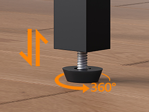 Computer Desk, Home Office Desk with Power Outlet