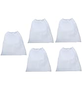 FOMIYES 5Pcs Manicure Dust Collector Bags, Portable Thickened Practical Nail Suction Dust Collect...