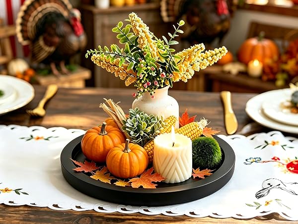11 inch Round Decorative Tray