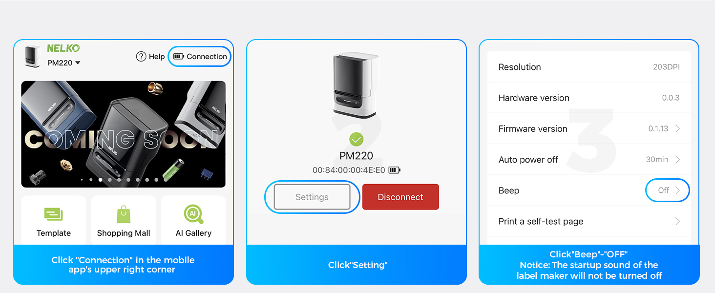 label maker label machine with tape thermal label
