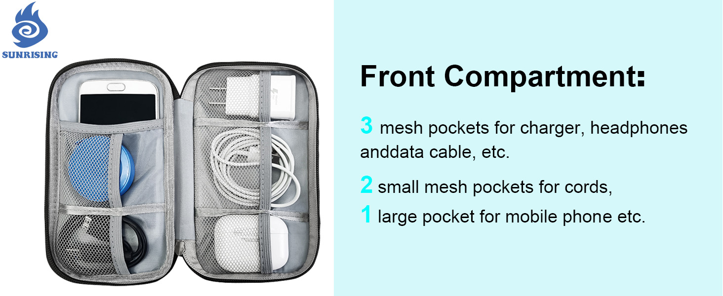 travel cord organizer case
