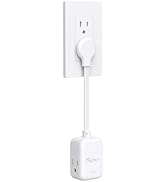 NUTICT Surge Protector Extension Cord, Flat Plug Power Cord with 3 Grounded Outlets, 15A, 900J Pr...