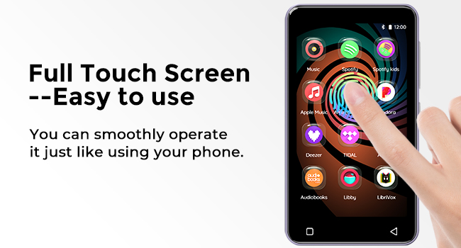 mp3 player touch screen