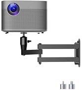 suptek Universal Foldable Projector Wall Mount - Adjustable Bracket for Projectors, Compatible wi...