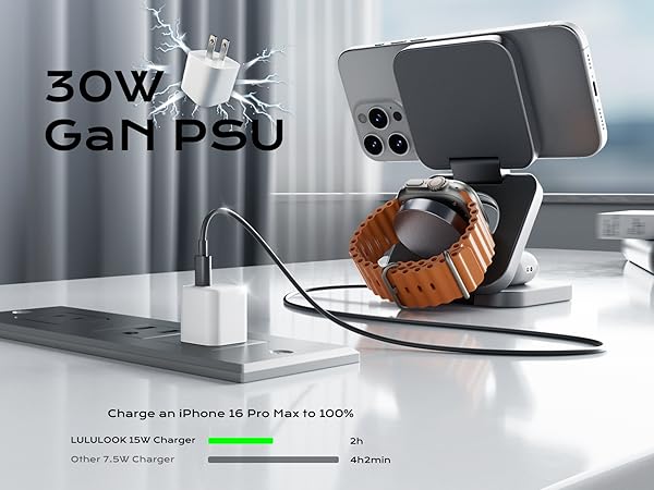 magnetic charger stand