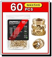 M4X5X6-60_Metric_Threaded_InsertBrass_Heat_Set_Insert_for_Plastic_Parts