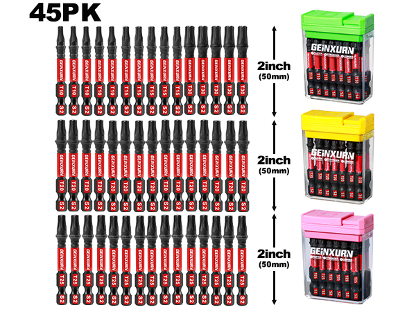 45 PK DRIVER BIT SET