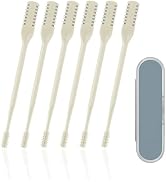 6-Pack 2-in-1 Nasal Hair Trimmer for Men &amp; Women, 2026 Upgraded Manual 360° Rotating Double-Sided...