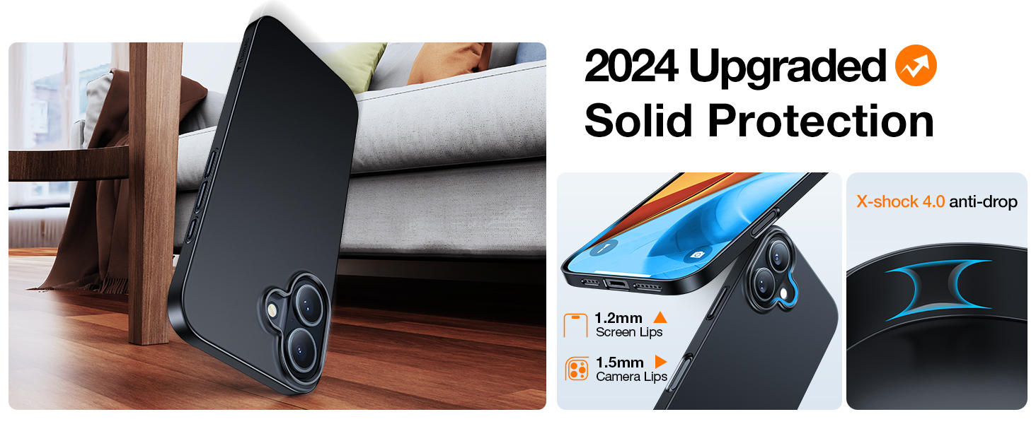 iphone 16 slim fit thin magnetic phone case magnets