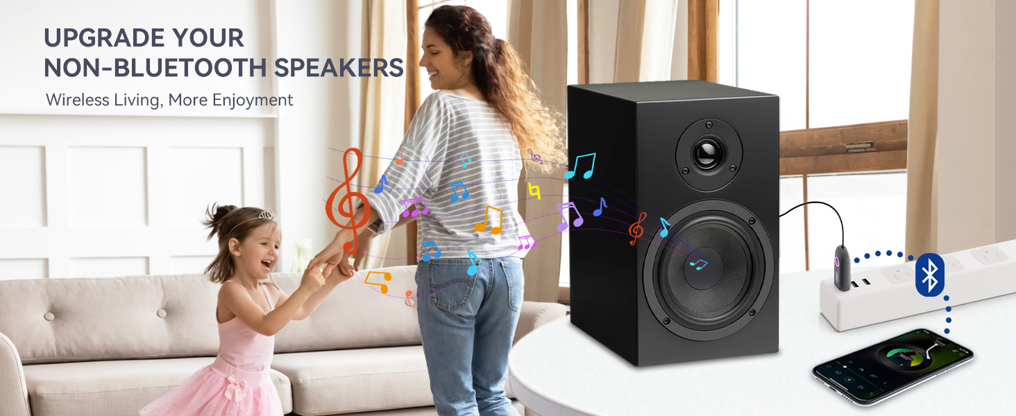 UPGRADE YOUR NON-BLUETOOTH SPEAKERS